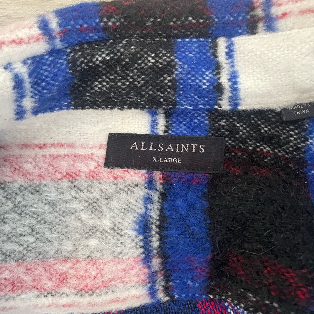 AllSaints Heavy Flannel Jacket XL